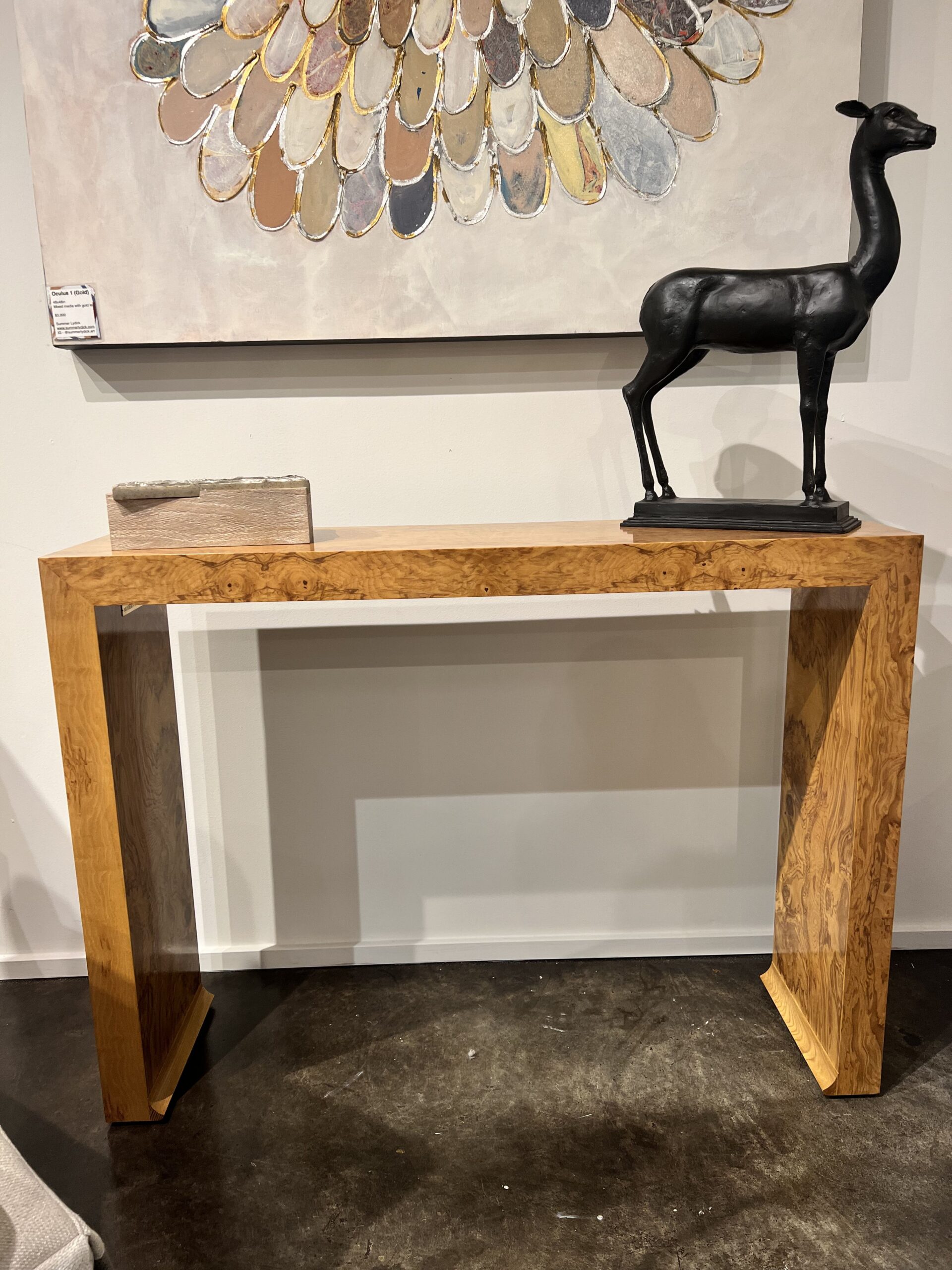 Modern History Small Slab Console