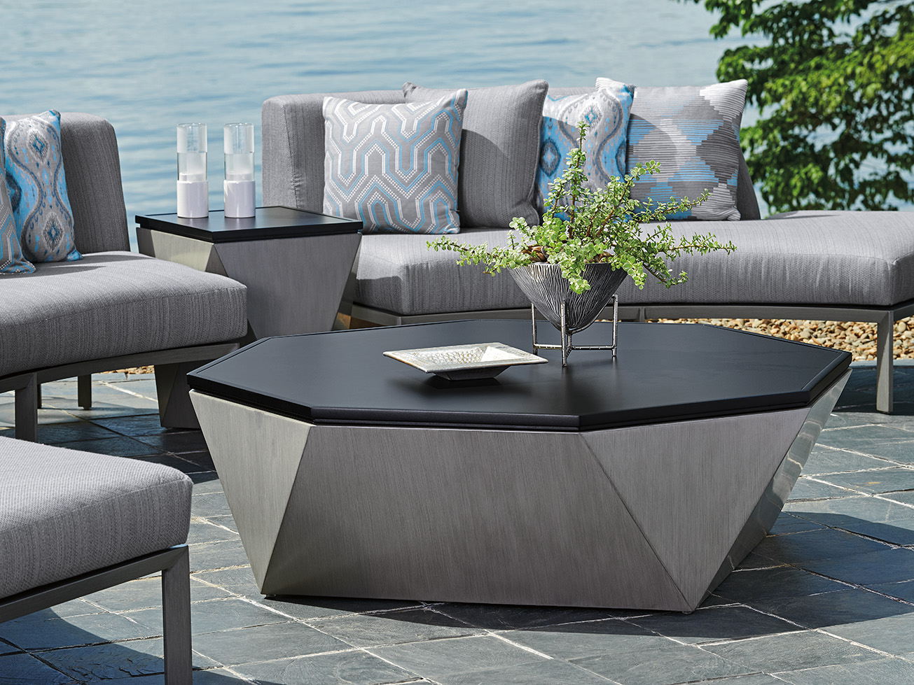 Lexington Delmar Cocktail Table | RETAIL: $5,499
SALE: $2,275
Accent Table | RETAIL: $1,399
SALE: $585