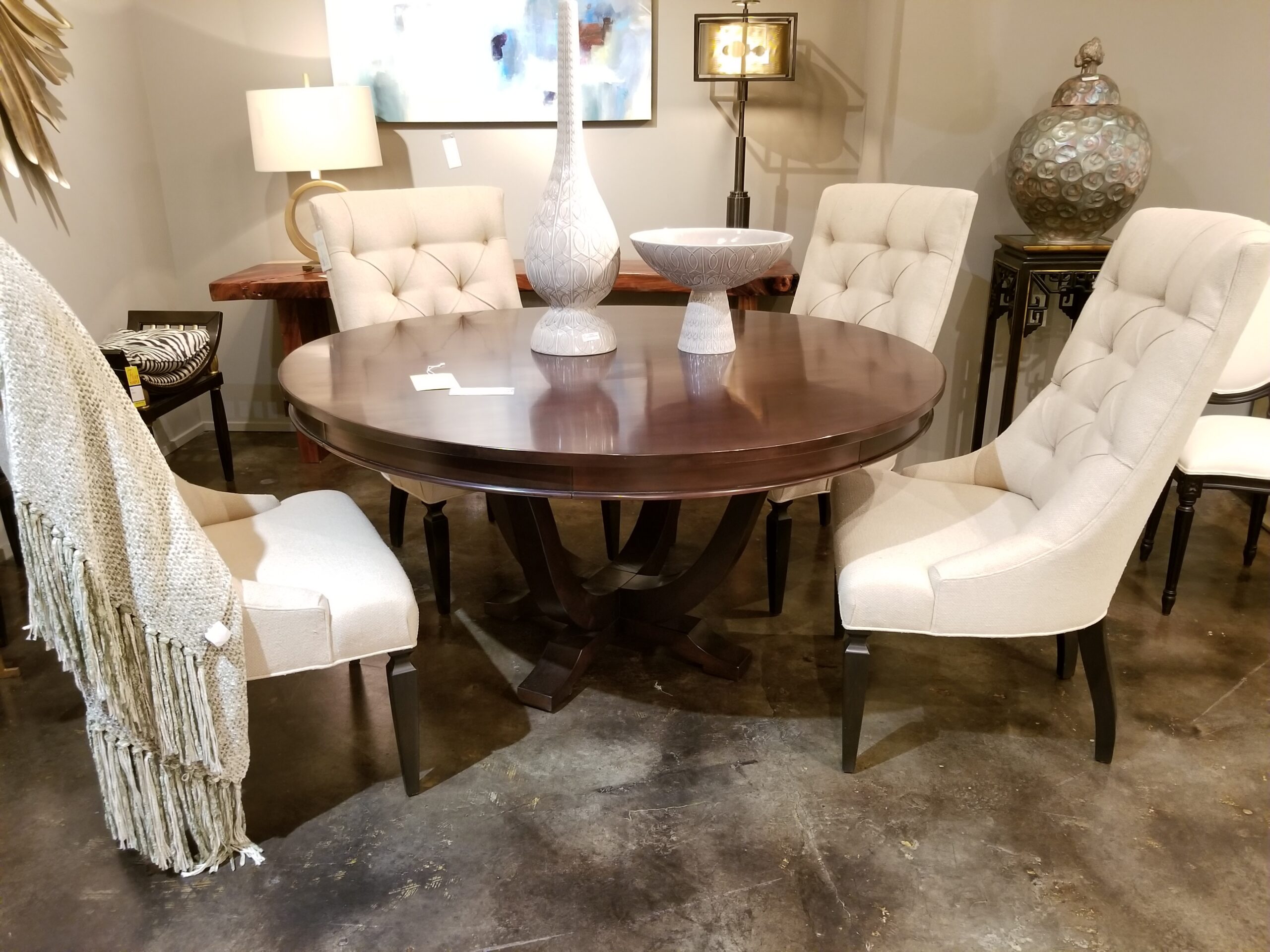 Swaim Harbor Dining Table | RETAIL: $14,697
SALE: $2,499
Magnolia Side Chair (4) | RETAIL: $2,892
SALE: $899 each